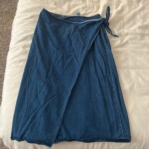 Banana Republic Denim Midi Skirt